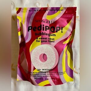 Spongelle PediPOP Buffer & Nail File Assorted Pack Bubblegum scent